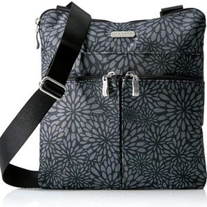 Baggallini Horizon Crossbody - Pewter Floral